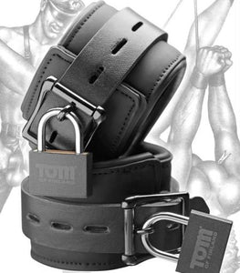 Tom Of Finland Neoprene Wrist Cuffs Black
