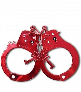 Fetish fantasy series anodized cuffs - red