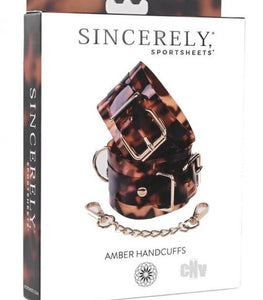 Sincerely Amber Hand Cuffs