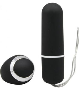Power Ring Remote Mini Slim Bullet Vibrator Black