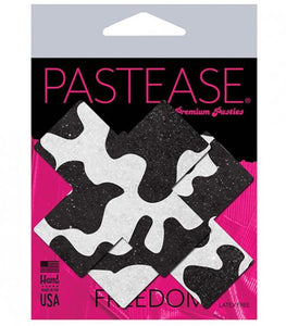 Pastease Premium Plus X Cow Print Cross - Black/white O/s