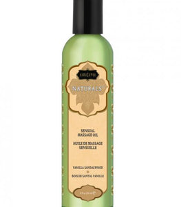 Kama Sutra Naturals Massage Oil Vanilla Sandalwood 8oz