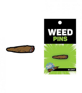Wood Rocket Weed Blunt Pin - Brown