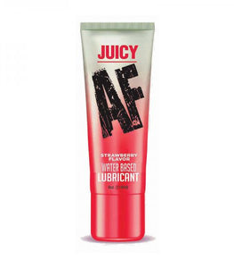 Juicy Af Water-based Lube - Strawberry 4 Oz