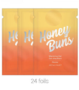 Honey Buns Warming Arousal Gel (bulk Pack/24 Pcs) .03 Oz Foils
