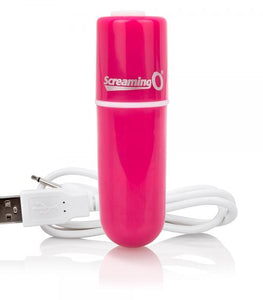 Screaming O Charged Vooom Rechargeable Bullet Vibe Pink