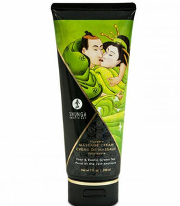 Shunga Massage Cream Pear & Green Tea 7oz