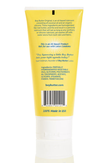 Boy Butter Original Formula 6 Oz Lube Tube Default Title