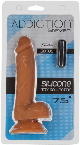 Addiction 100% Silicone Steven 7.5in Caramel Default Title