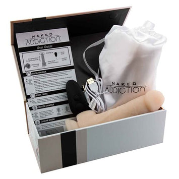 Naked Addiction 7in Rotating & Vibrating Dong Default Title