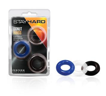 Stay Hard Donut Rings 3 Pack Default Title