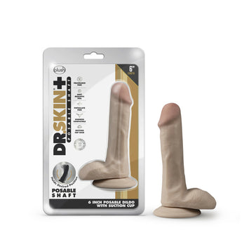 Dr Skin Plus 6in Poseable Dildo Vanilla Default Title