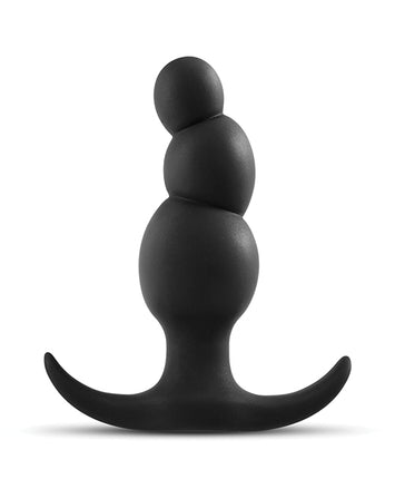 Anal Adventures Platinum Stacked Plug Black Default Title