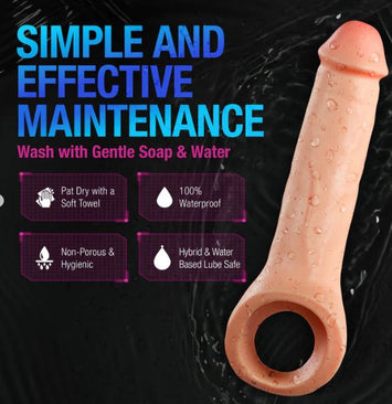 Performance Plus Thrive 2.5in Silicone Penis Xtender Beige Default Title