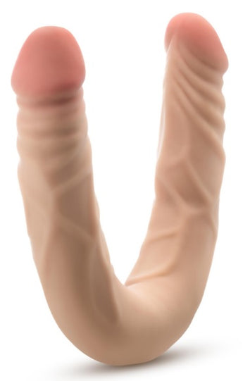 Dr Skin Plus - 14 Posable Double Dong - Beige
