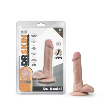 Dr Skin Silicone Dr Daniel 6in Dildo Vanilla Default Title