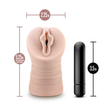 Enlust Destini Vibrating Stroker Beige Default Title