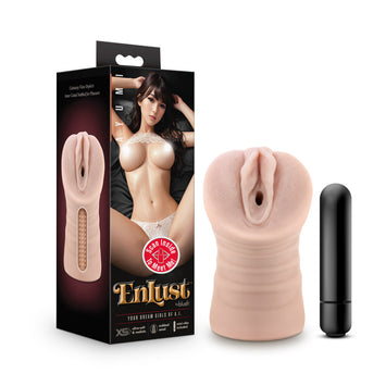Enlust Ayumi Vibrating Stroker Beige Default Title
