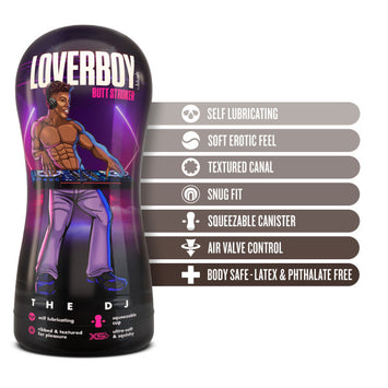 Loverboy The Dj Self Lubricating Stroker Brown Default Title