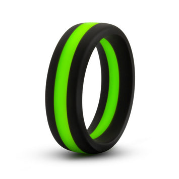 Performance Silicone Go Pro Cock Ring Black green black