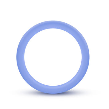 Performance Silicone Glo Cock Ring Glow Blue