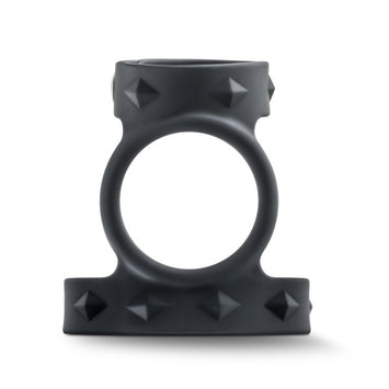 Performance Vs8 Silicone Double Cock & Ball Strap Black Default Title