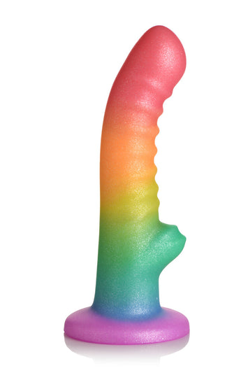 Simply Sweet 6.5in Rainbow Dildo Rainbow