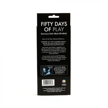 Fifty Days Of Play Blindfold Black Default Title