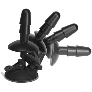 Vac U Lock Deluxe Suction Cup Plug Black Default Title