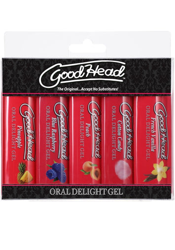 Goodhead Oral Delight Gel 5 Pk Assorted Flavors Default Title