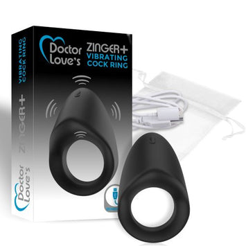 Rechargeable Vibrating Cock Ring Black Default Title