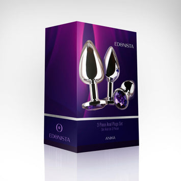 Edonista Anika 3pc Anal Plug Kit Default Title