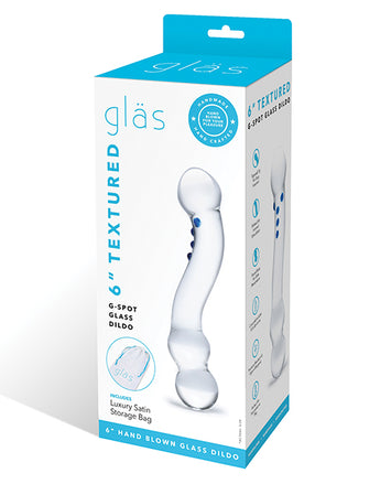 Glas 6 Curved G-spot Glass Dildo