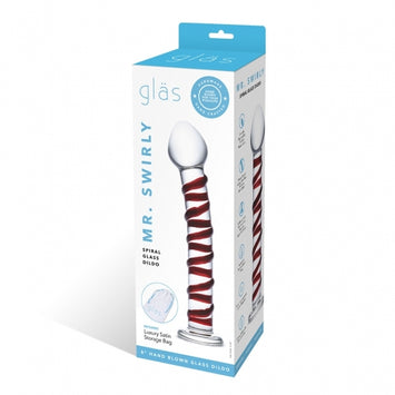 Glas Mr Swirly Spiral Glass Dildo Default Title