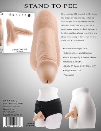 Gender X Stand To Pee Silicone Light