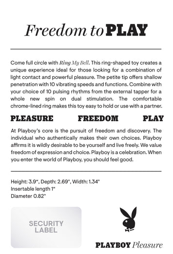 Playboy Ring My Bell Default Title