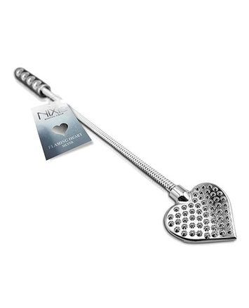 Nixie Stainless Steel Riding Crop Heart Default Title