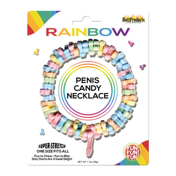 Dicky Charms Penis Shaped Candy Necklace Default Title