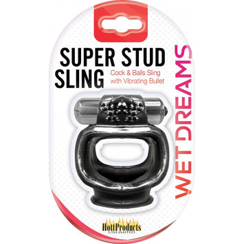 Wet Dreams Super Stud Sling Clear
