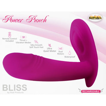 Bliss Power Punch Thrusting Vibe 10 Functions Default Title