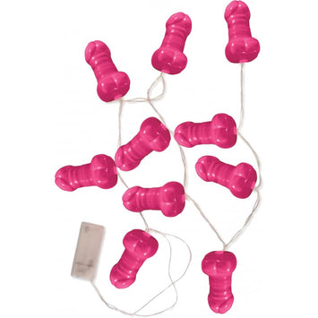 Light Up Pink Pecker String Party Lights Default Title