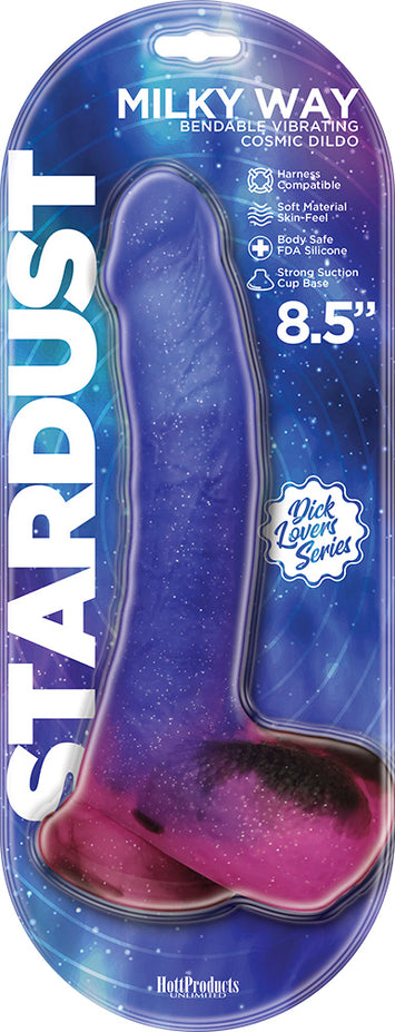 Stardust Milky Way 8.5in Dildo Vibrating Default Title
