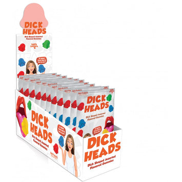 Dick Heads Penis Shaped Gummies 12 Pc Display Default Title