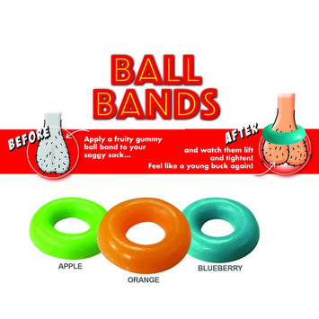 Gummy Ball Bands 3pk Assorted Colors/flavors Default Title