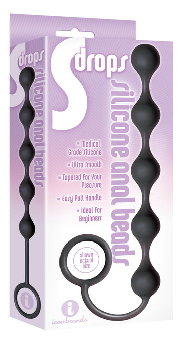 9's S Drops Silicone Anal Beads Default Title