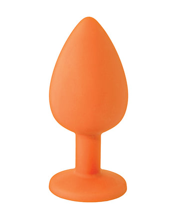The 9's Booty Call Silicone Butt Plug Orange Hit It Hard Default Title