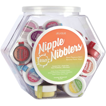 Nipple Nibblers Sour Pleasure Balm Asst Fishbowl 36 Pcs Default Title