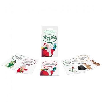 Stoned Santa Says Naughty Card Game Default Title