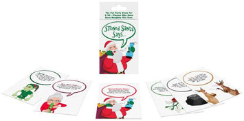 Stoned Santa Says Naughty Card Game Default Title