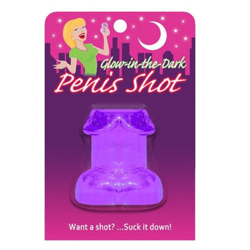 Glowing Penis Shot Purple